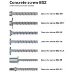 Concrete screw BSZ