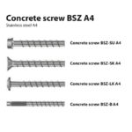 Concrete screw BSZ A4