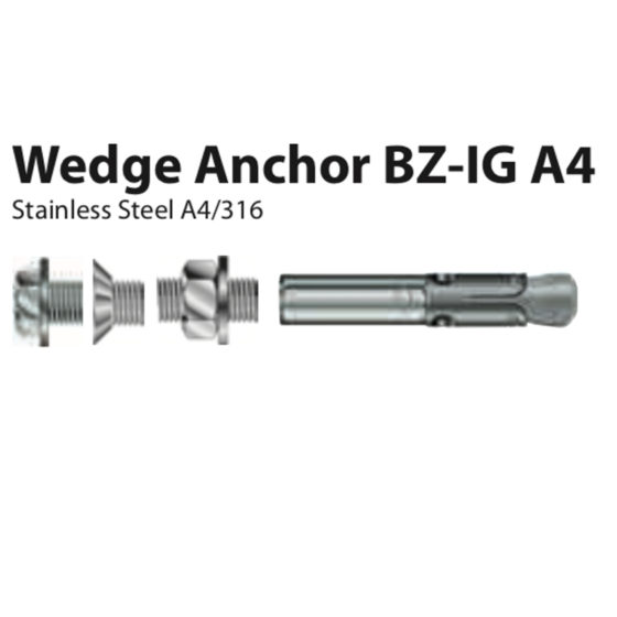 Wedge Anchor BZ-IG A4 - Techno Builders Group